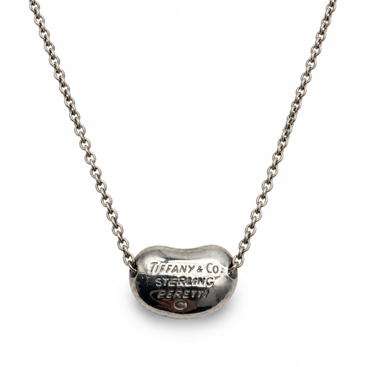Pre-Owned Tiffany & Co. Elsa Peretti Bean Necklace - TIF1077