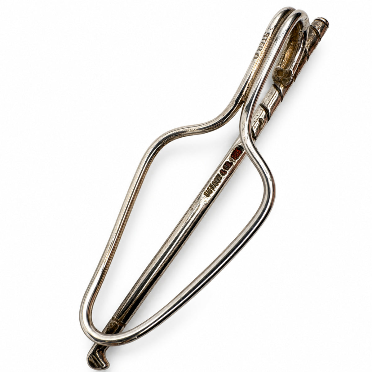 Pre-Owned Tiffany & Co. Sterling Silver Golf Club Tie Pin with Pearl - TIF1081