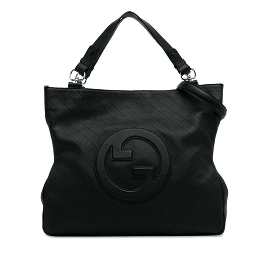 Pre-Owned Gucci Calfskin Leather Medium Blondie Satchel - G1076