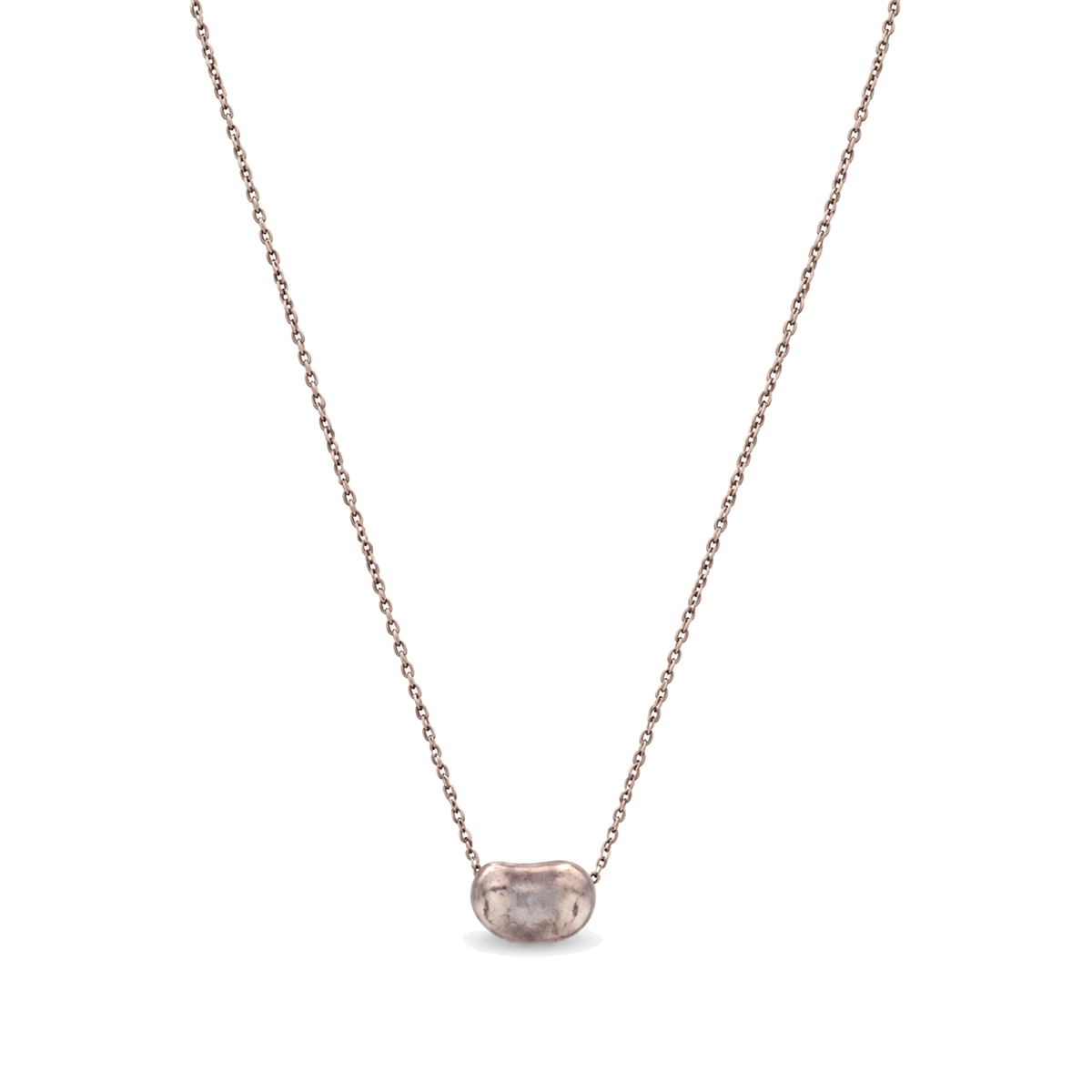 Pre-Owned Tiffany & Co. Sterling Silver Bean Necklace - TIF1063