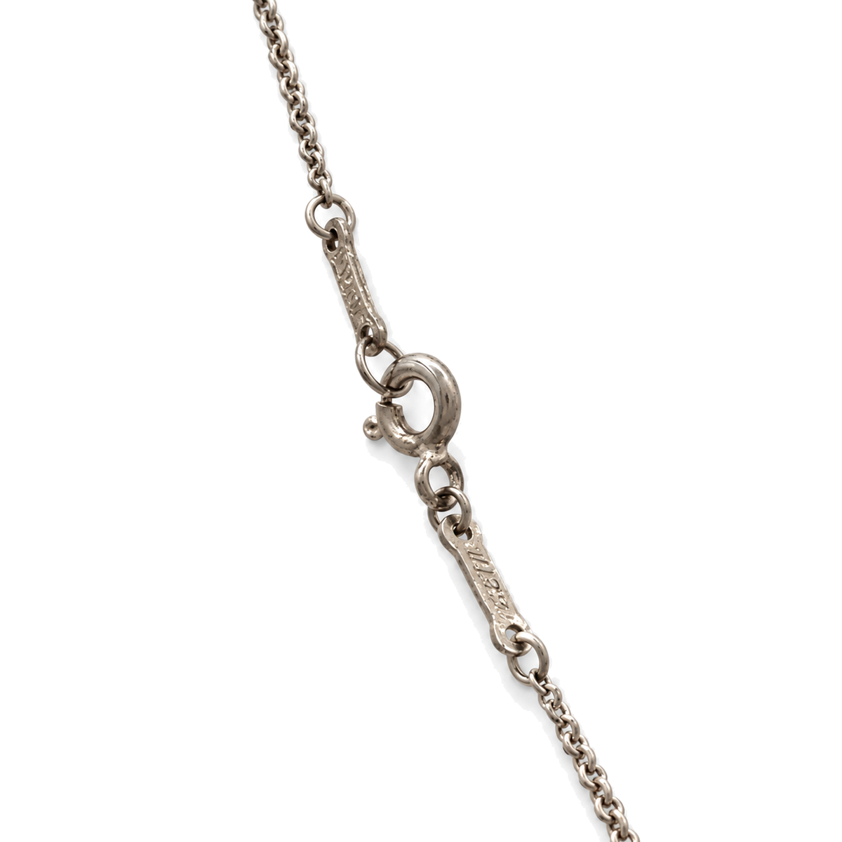 Pre-Owned Tiffany & Co. Sterling Silver Open Heart Necklace - TIF1064