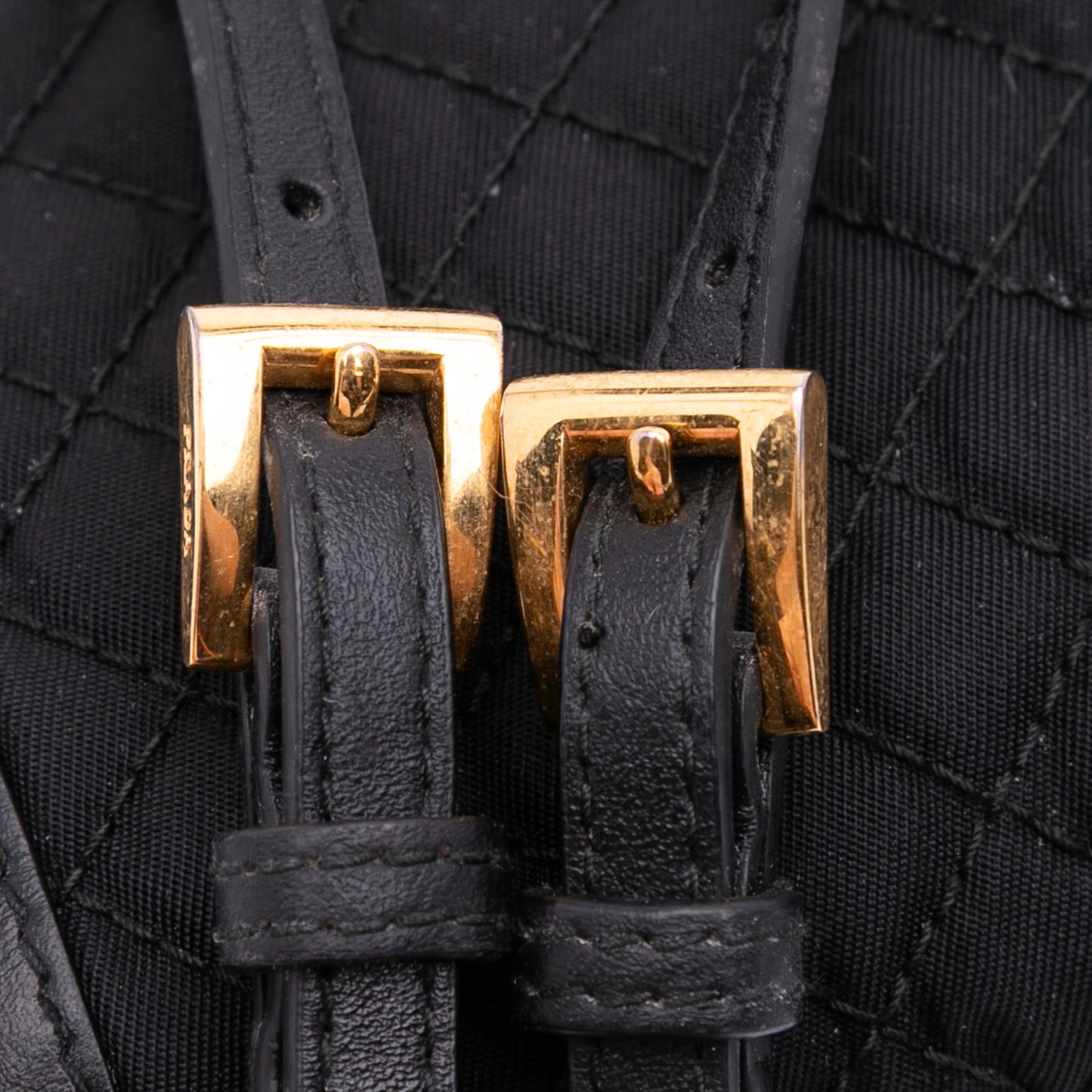Pre-Owned Prada Tessuto Nylon Impuntu Wallet on Strap - P1014
