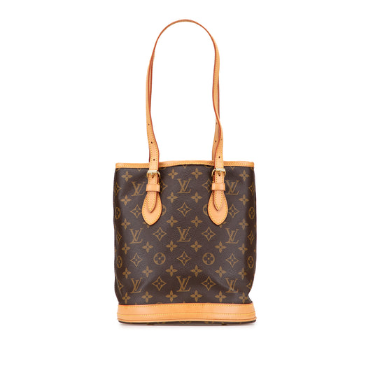 Pre-Owned Louis Vuitton Monogram Canvas Petit Bucket Bag - LV1435