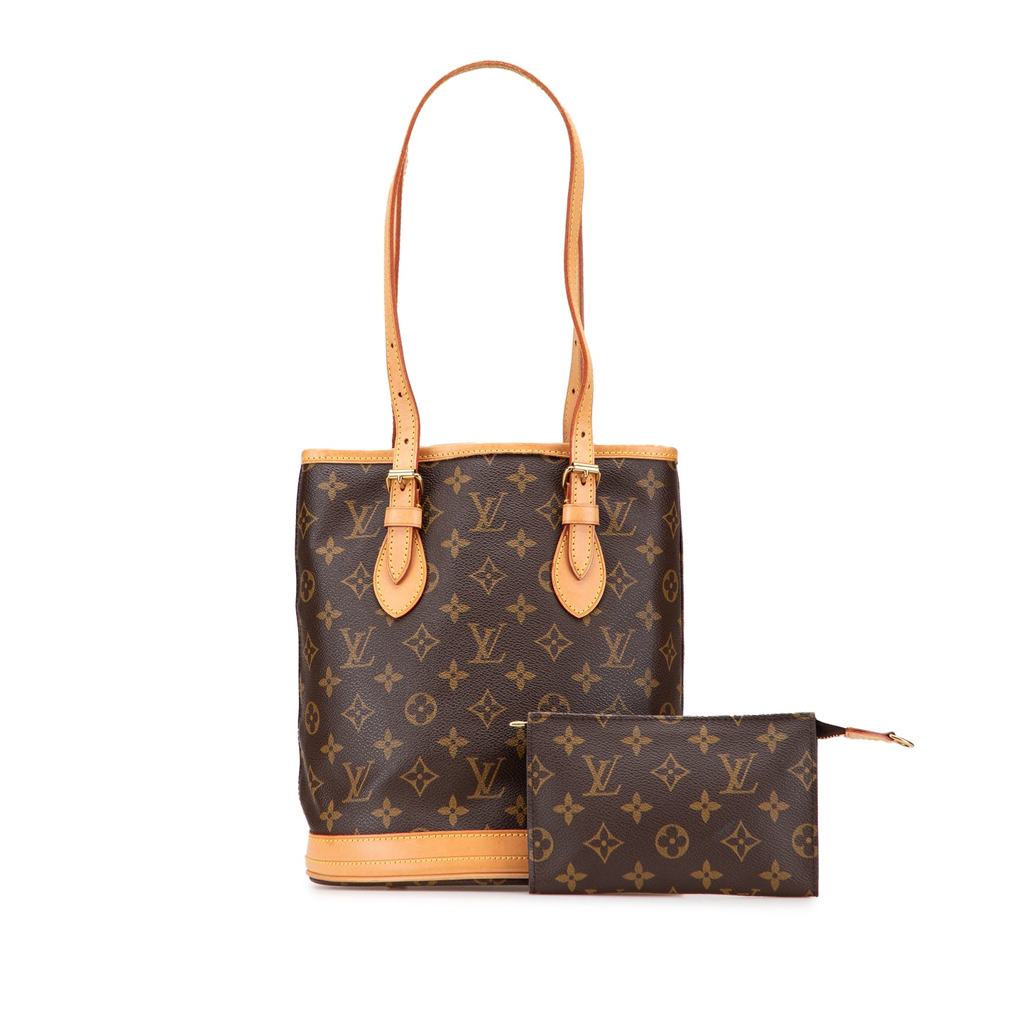 Pre-Owned Louis Vuitton Monogram Canvas Petit Bucket Bag - LV1435