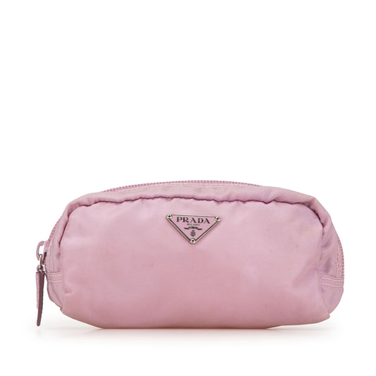Pre-Owned Prada Tessuto Nylon Lilac Pouch - P1005