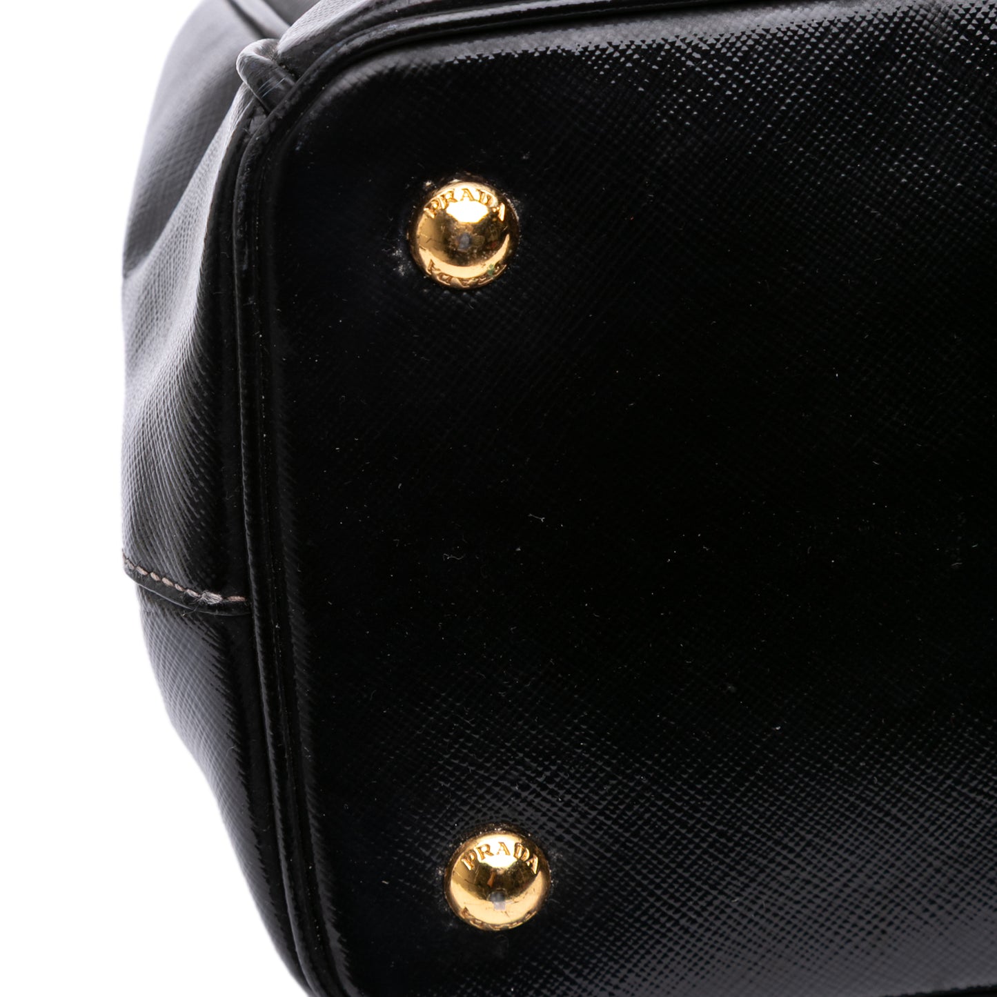 Pre-Owned Prada Large Saffiano Vernice Leather Galleria Tote - P1017