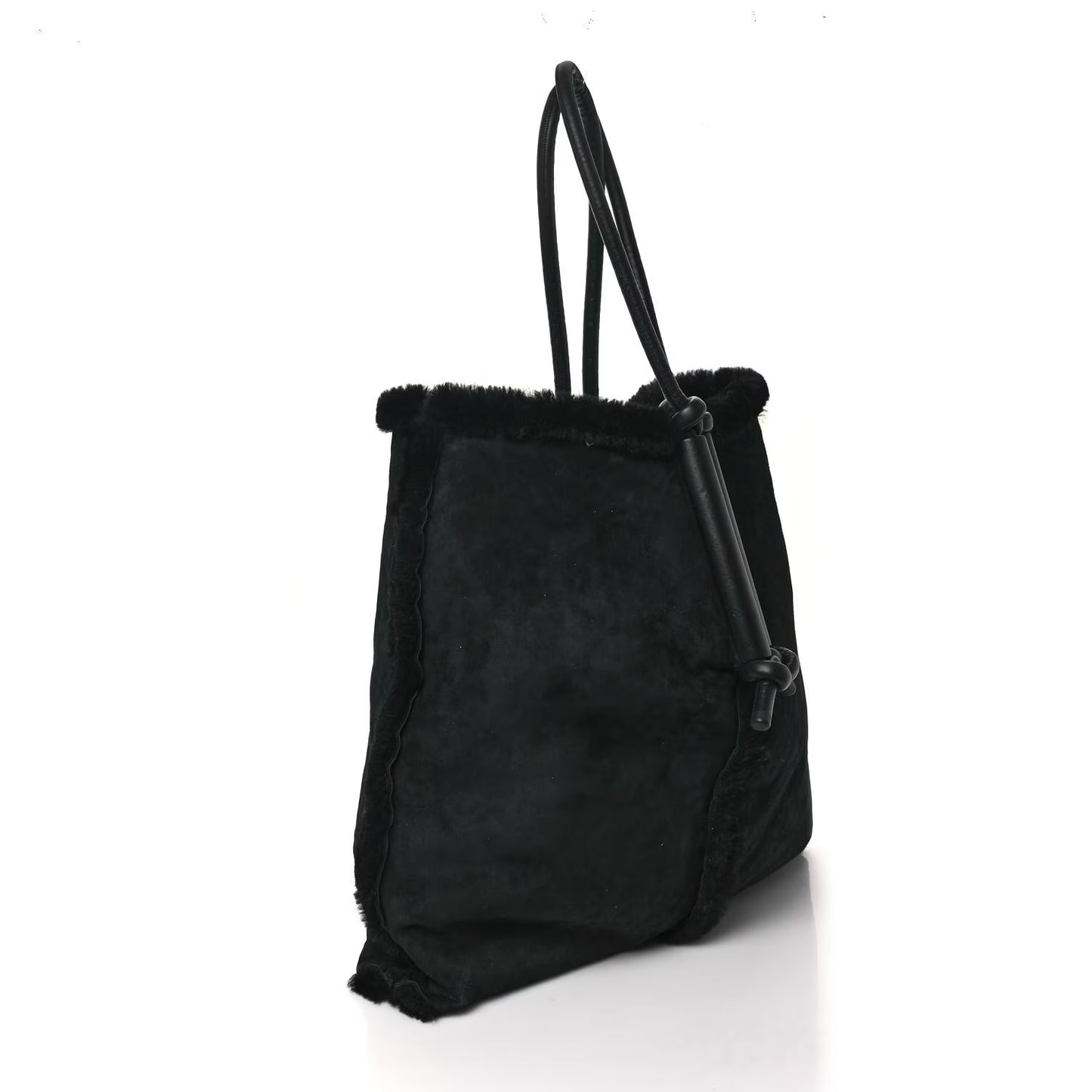 Pre-Owned Bottega Veneta Shearling Reversible Tote - BV1007