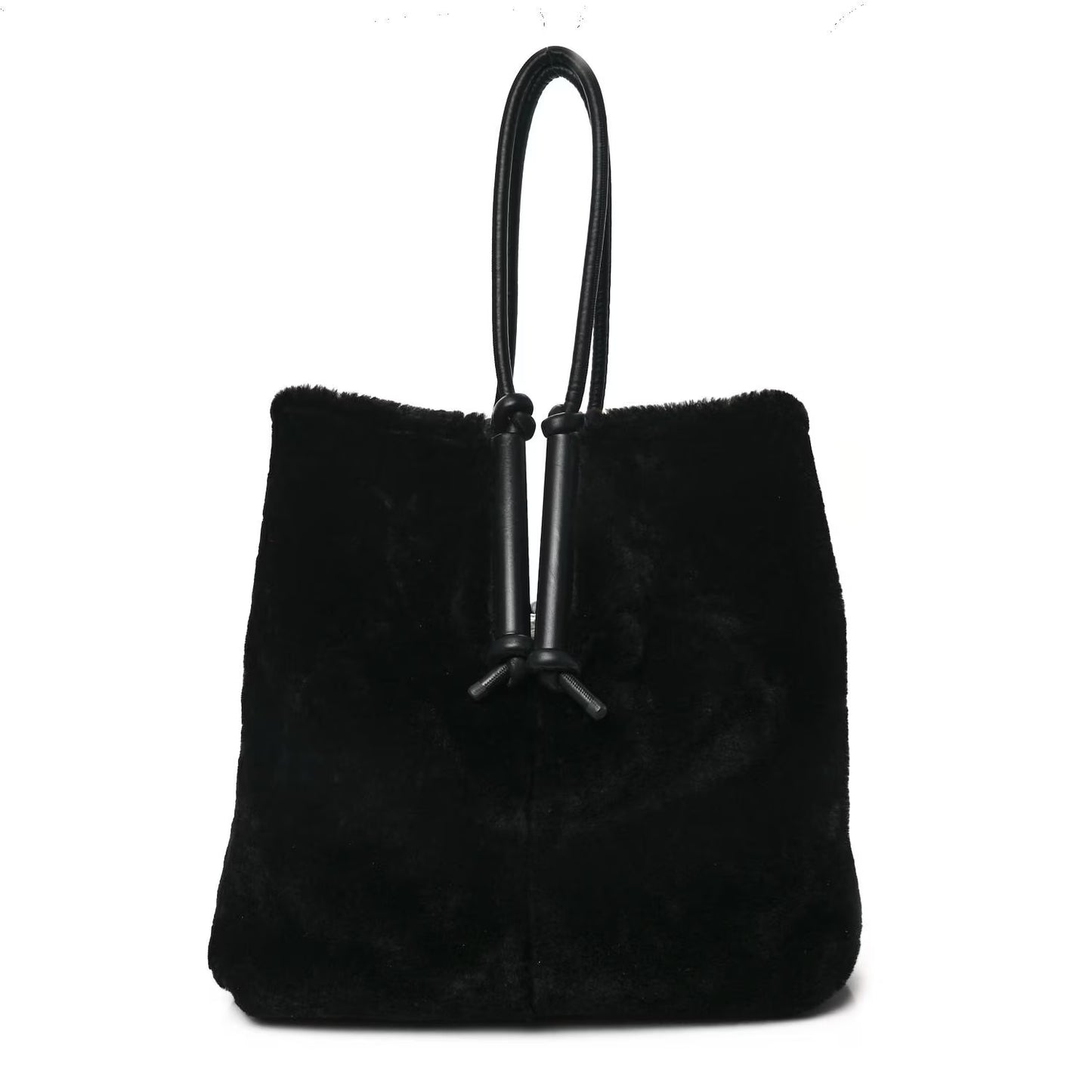 Pre-Owned Bottega Veneta Shearling Reversible Tote - BV1007