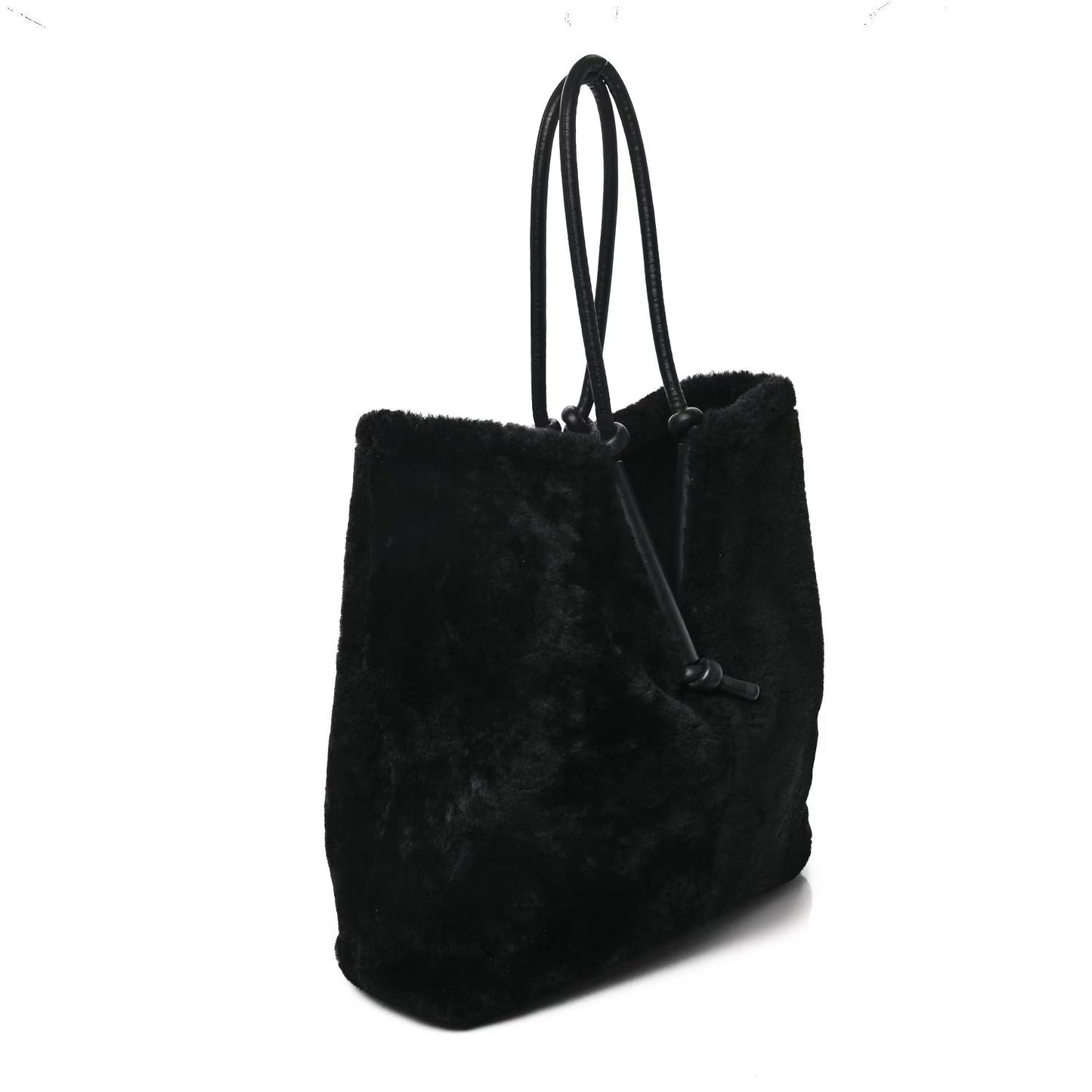 Pre-Owned Bottega Veneta Shearling Reversible Tote - BV1007