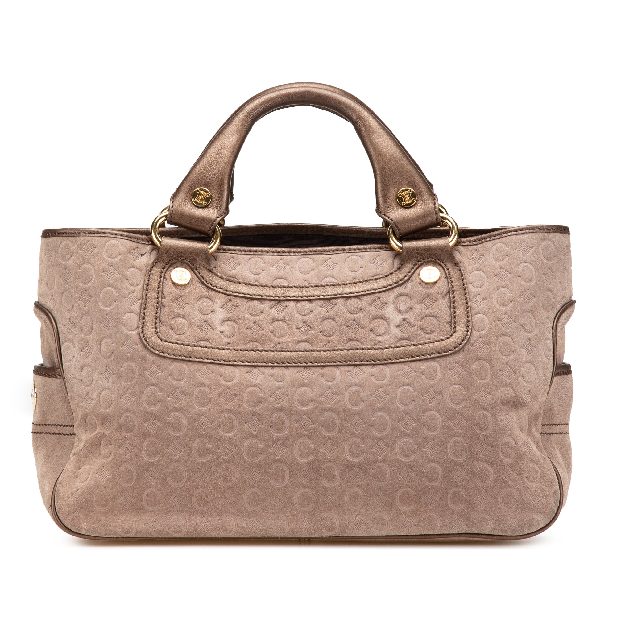 バッグ CELINE C MACADAM LEATHER BOOGIE HAND BAG Pre-Owned Celine C Macadam Suede Boogie Handbag - CELINE1016