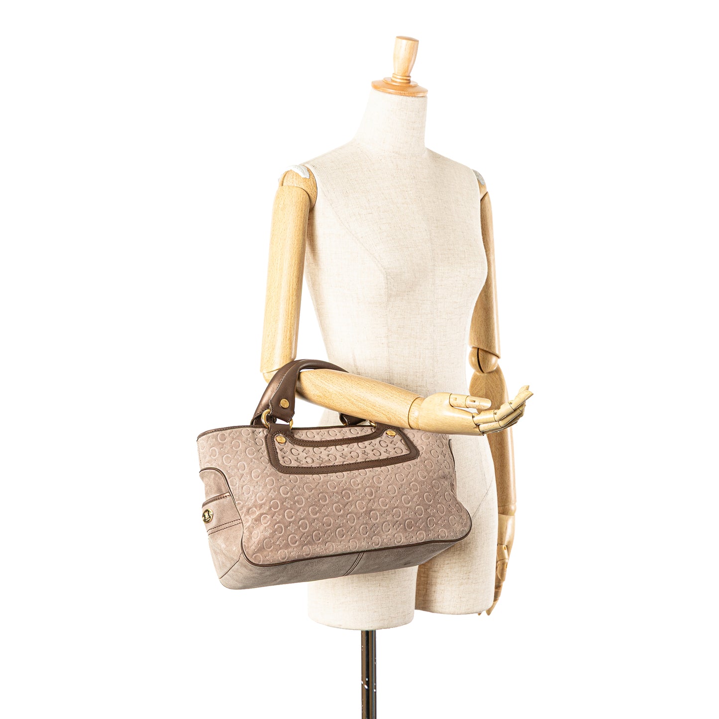 Pre-Owned Celine C Macadam Suede Boogie Handbag - CELINE1016