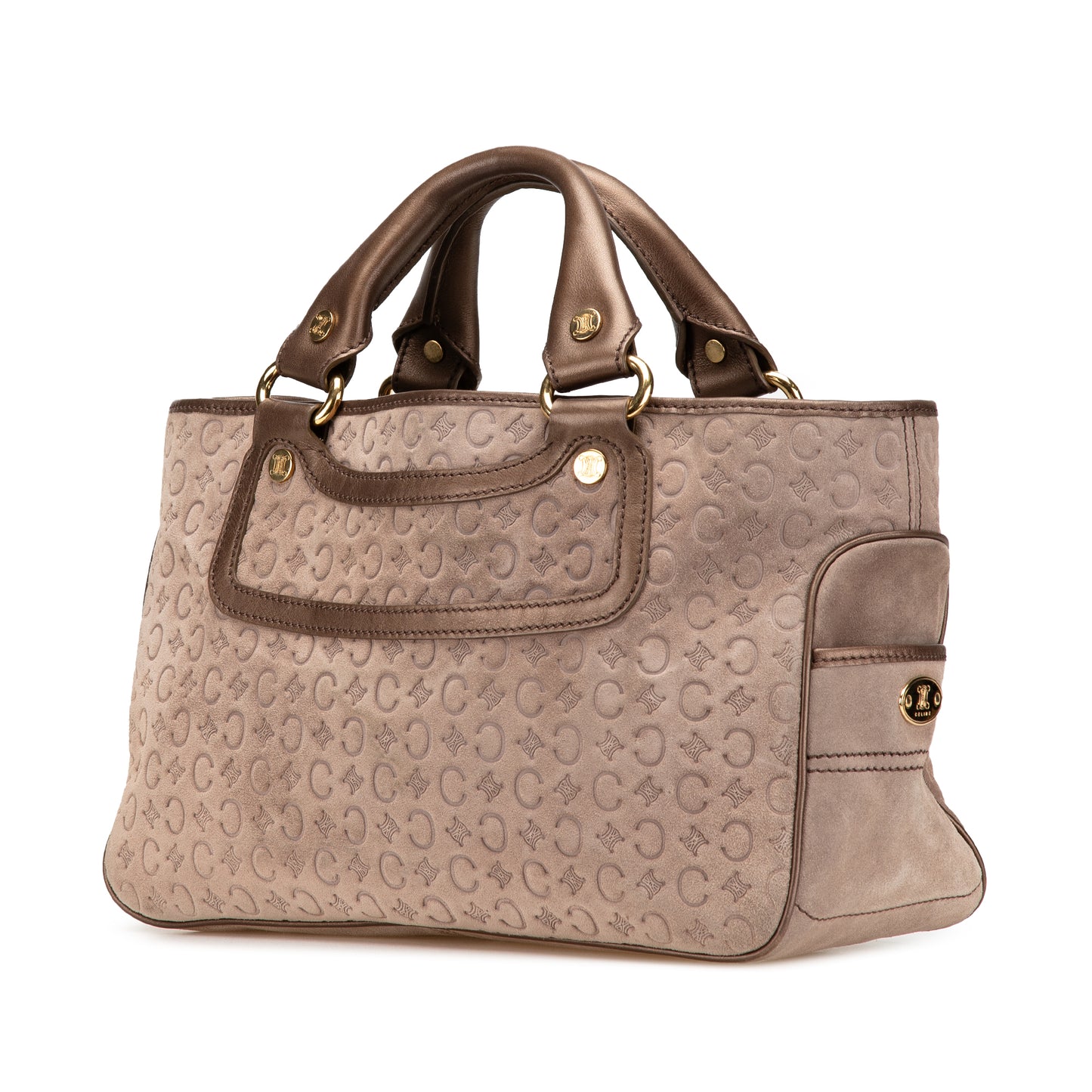 Pre-Owned Celine C Macadam Suede Boogie Handbag - CELINE1016