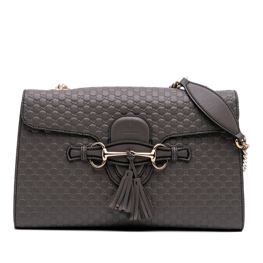 Pre-Owned Gucci Medium Microguccissima Leather Emily Shoulder Bag - G1077