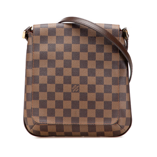 Pre-Owned Louis Vuitton Damier Ebene Canvas Musette Salsa Long Strap - LV1329